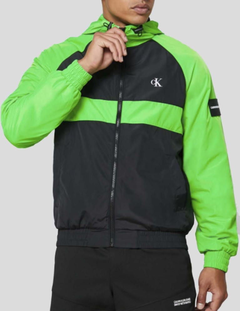 Chaqueta CALVIN KLEIN blocked zip through jacket andean toucan